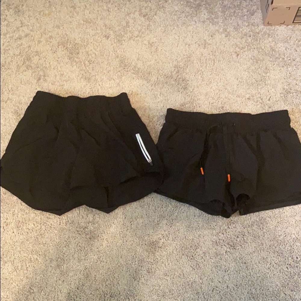 Like New Black Zyia Running Shorts